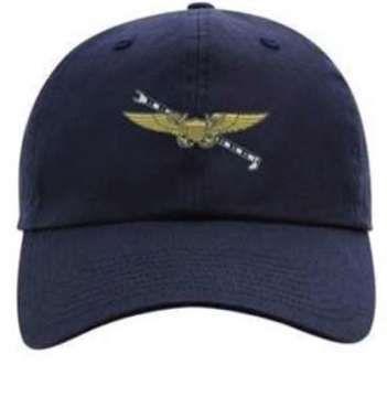 Ahead Low Profile Nautical Navy Blue Hat with NFO Wings & Hook